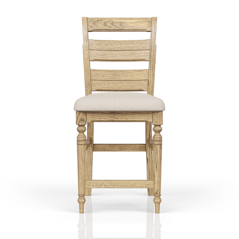 Tabouret de comptoir échelle Ladder - finition caramel