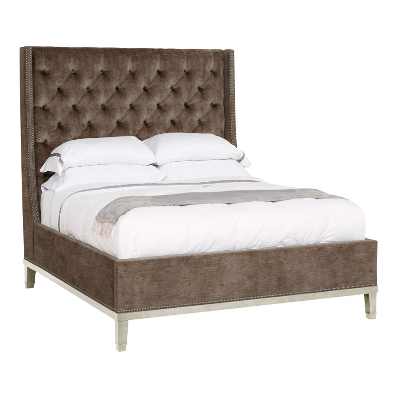 Michael Weiss Queen Upholstered Panel Bed, Nadia Earth, Yes, Navajo