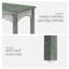Console en bois avec rangement ouvert JFY
