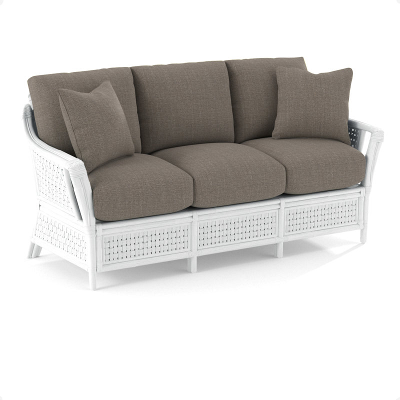 Boca Sofa, Frost White, Stone Crypton Performance