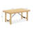 Cornesia Rectangular 68" Ash Solid Wood Four Leg Dining Table-1346883449