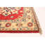 Tapis de couloir unique en laine noué à la main style Ouzbék gazni des années 2010 de 2 pi 7 po x 9 pi 6 po rouge Gorm