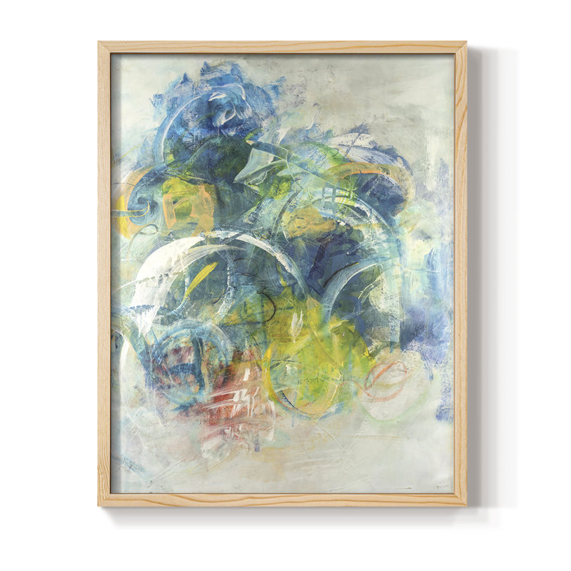 «Silent Energy I», reproduction encadrée - bois massif, H 11 po x l 9 po
