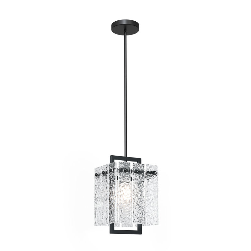 Petit luminaire carré carré en cristal