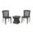 Paulino 3 Piece Rattan Conversation Set