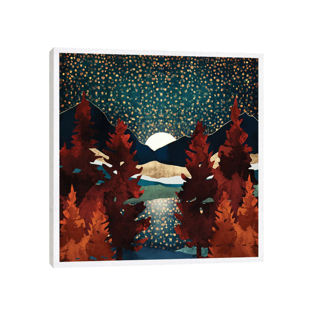 Star Sky Reflection von SpaceFrog Designs - Galerie-verpackte Leinwand Giclée auf Leinwand