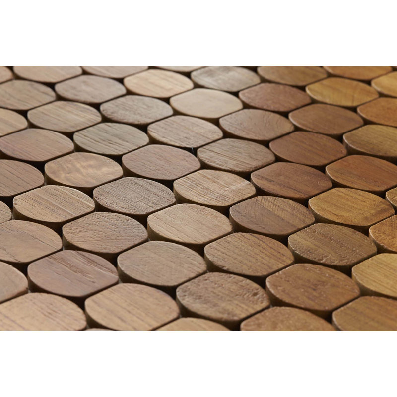 Barrel Teak Tile