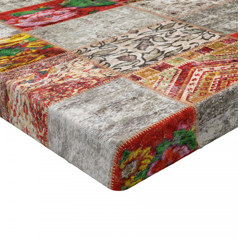 Microfiber Floral Fitted Sheet, Twin Fitted Sheet