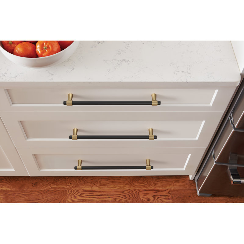 Mergence 10-1/16 inch (256mm) Centre-to-Centre, Matte Black/Champagne Bronze