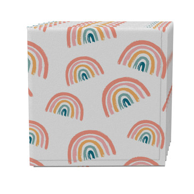 Cotton Twill Abstract Square Napkin