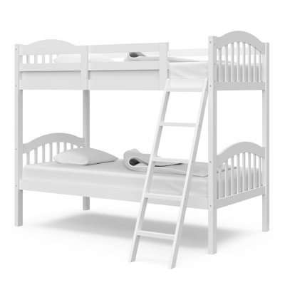 Long Horn Twin Over Twin Solid Wood Standard Bunk Bed by Storkcraft