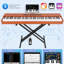 Fashion Wood 88 Key Portable Electric Piano With Stand-863582857