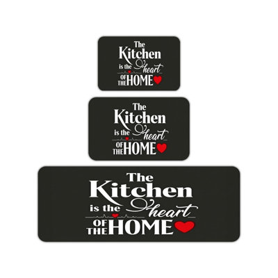 Ensemble de tapis de cuisine 3 pièces