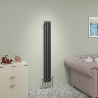 Valery Vertical Traditional 3 Column Cast Iron Style Designer Radiator
