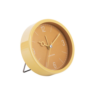 Aluminium Mechanical Alarm Tabletop Clock