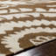 Tapis brun foncé / ivoire en laine tissé à plat à la main Karat-532637140