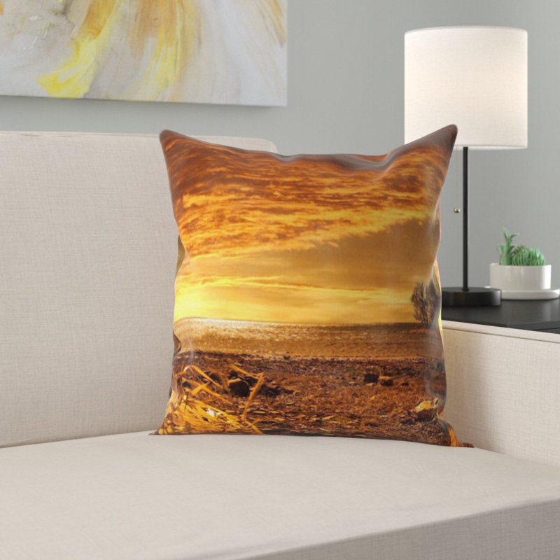 Coussin coucher de soleil
