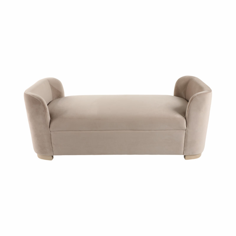60" Serrano Bench, Ivory