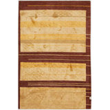 Hand-Knotted High-Quality Red and Gold Area Rug