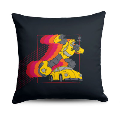 Hasbro Transformers Bumble Beginning Throw Pillow