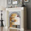 Foyer autoportant en bois massif beige-1582425152