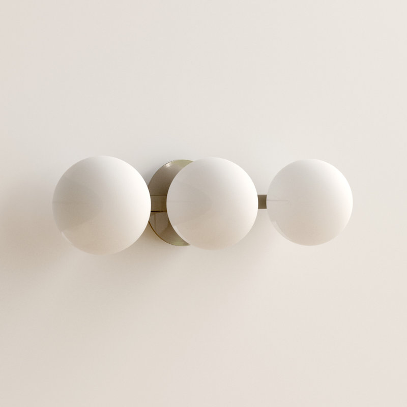 Reidsville 3-Light Dimmable Vanity Light , Satin Nickel