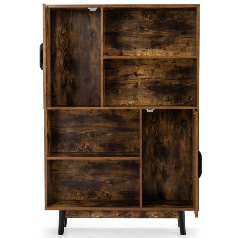 Tiptonville 119.5 cm H x 80 cm W Standard Bookcase, Brown