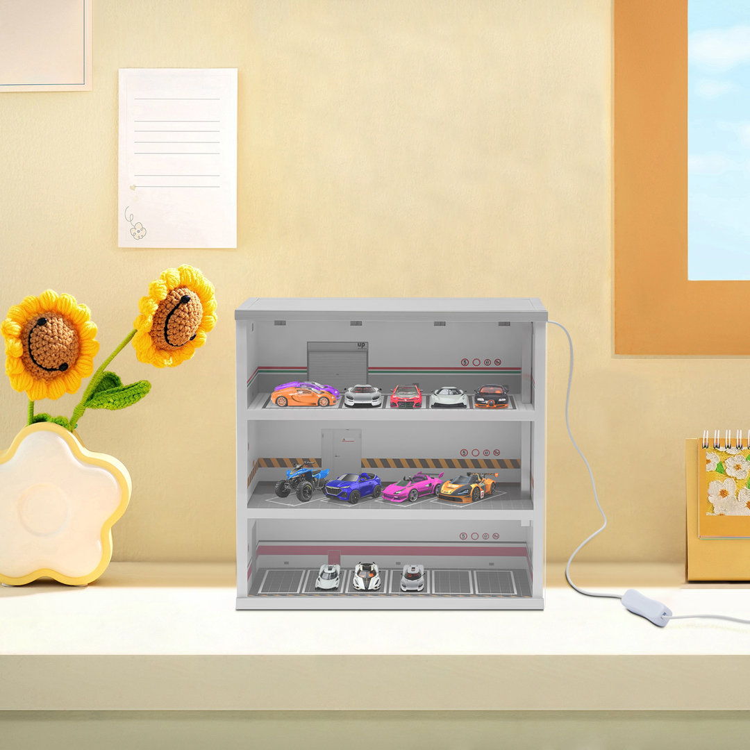 1:64 3-Layer Model Car Display Cabinet YYBUSHER