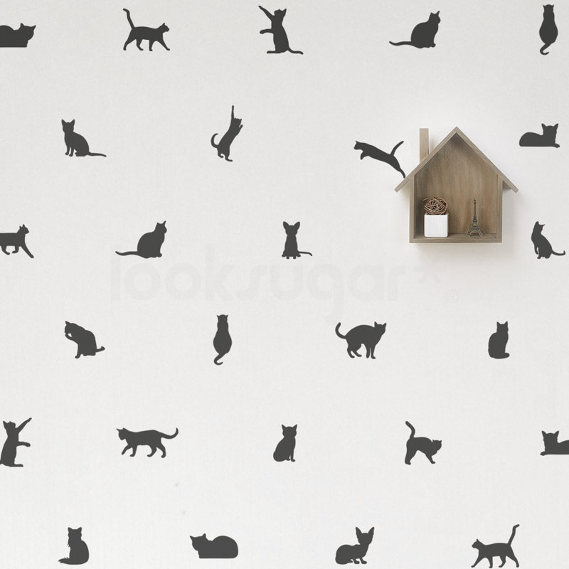Animals Non-Wall Damaging Wall Decal, Gold