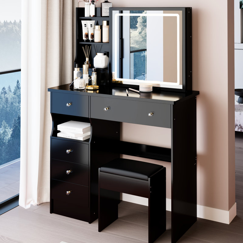 Meuble-lavabo de taille moyenne de 37 pouces Ashlock