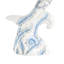 Sculpture blanche Alidiya Polystone Curved Dolphin