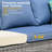 4 - Person Patio Furniture Set with Rocking Swivel Chairs, Outdoor Wicker Rattan Sofa Seating Group with Cushions, All Weather Conversation Set with End Table for Garden Backyard-2139596762