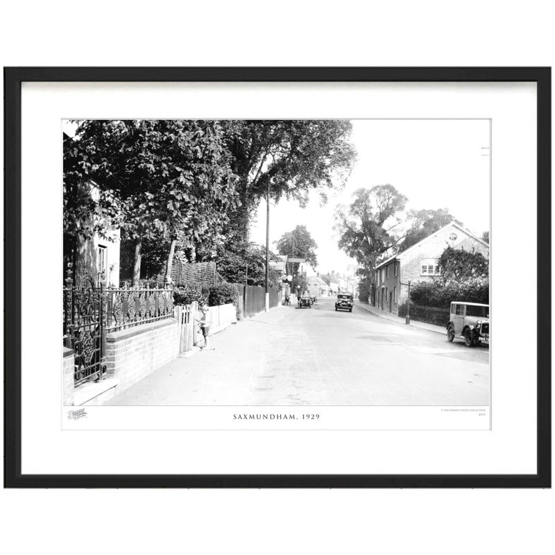 Saxmundham, 1929 by Francis Frith - Single Picture Frame Print, 60cm H x 80cm W  x 2.3cm D