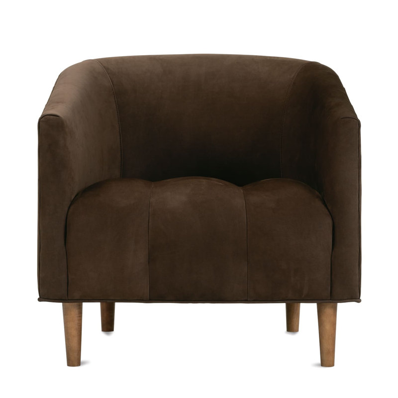 Pate Dark Chocolate Leather Chair