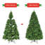Sapin de Noël artificiel vert avec 540 lumières blanches-141383445