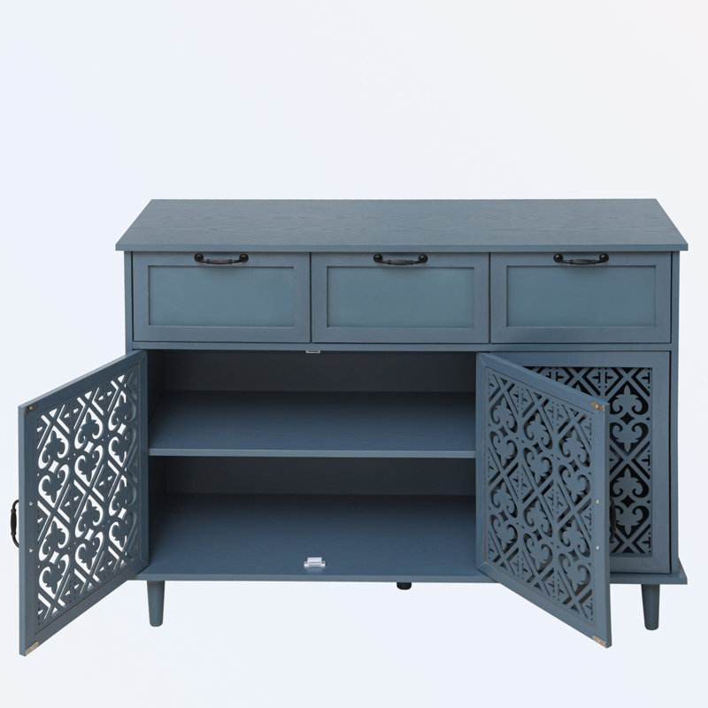 Buffet 47,24 po, Bleu