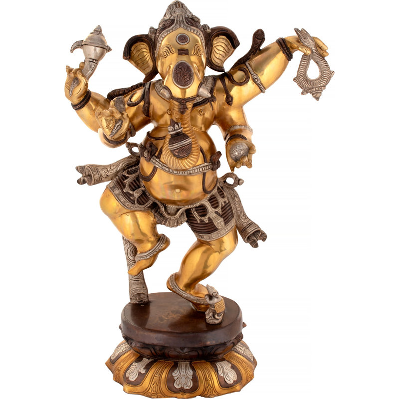 Religious & Spiritual Statue, Brown/Silver