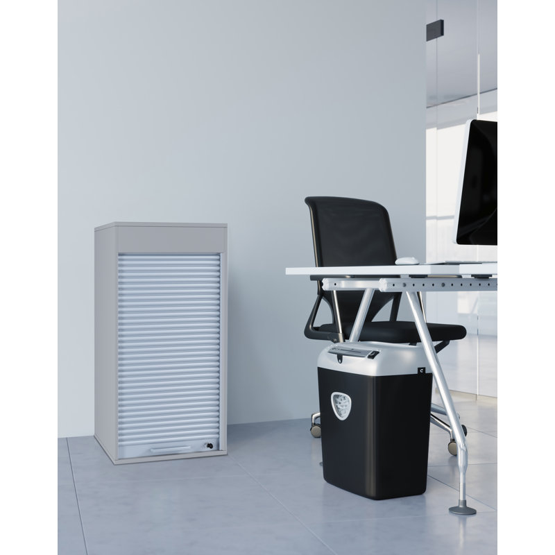 Ritanya Storage Cabinet, Grey/Brown/Blue