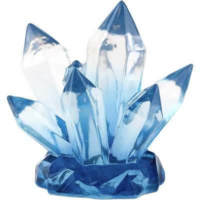 Deco-replicas Sapphire Blue Crystal Cluster Aquarium