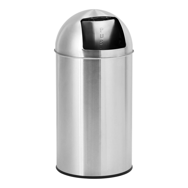 Stainless Steel Swing Top Kitchen Trash Can, 13L