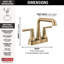 Robinet de salle de bain central à deux poignées SAYLOR ™-74993345