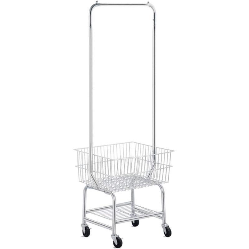 Metal Laundry Cart with Wheels