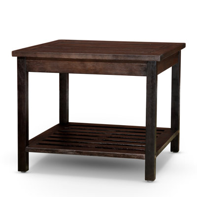 Finition Eucalyptus - table d'extérieur 2 tablettes Essentials Longs Peak