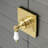 Kingston Brass Single-Handle Wall Mount Three-Way Diverter Valve with Trim Kit-53012164