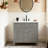 36 Inch Grey Bath Vanity
