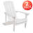 Balasi Outdoor All-Weather Poly Resin Wood Adirondack Chairs-1552139285