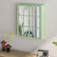 Armoire murale vintage à deux portes avec miroir-1787750221