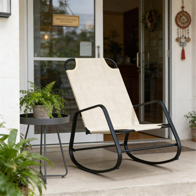 Siège relaxant, chaise berçante d'extérieur