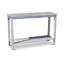 Console en eucalyptus gris argenté - idéale pour les présentoirs extérieurs et les rangements fonctionnels