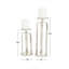 Ensemble de porte-bougie en aluminium-60227371-60227372